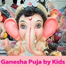 Ganesha Puja by Kids - 10:30am Aug 21 - Sun - SVCC Temple Fremont